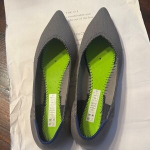 Dark Grey Rothy’s The Point shoes